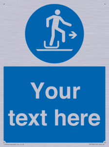 Custom Alighting from a toboggan to the right